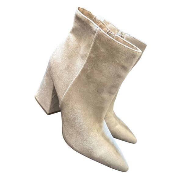 A New Day Tan Block Heeled‎ Boots Size 11 - Picture 3 of 9